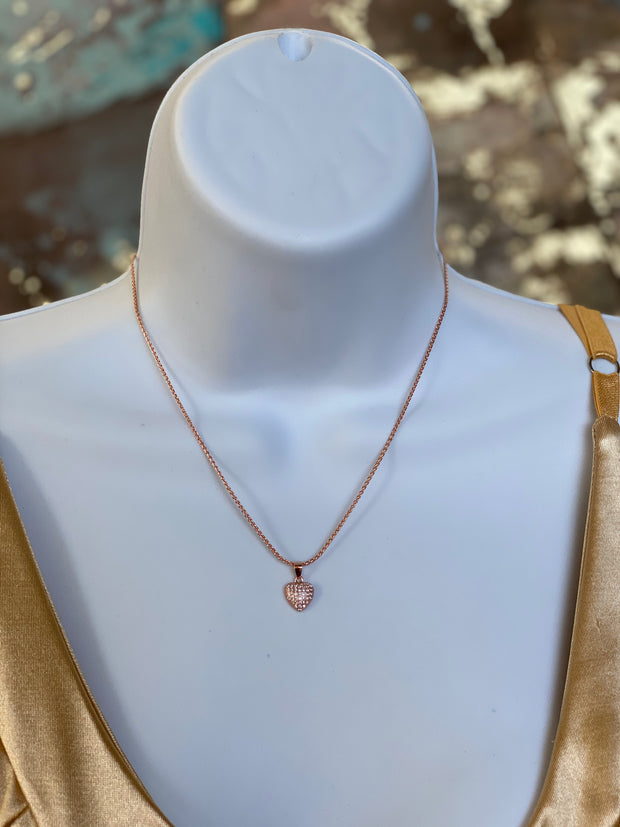 Corazon mini rose gold