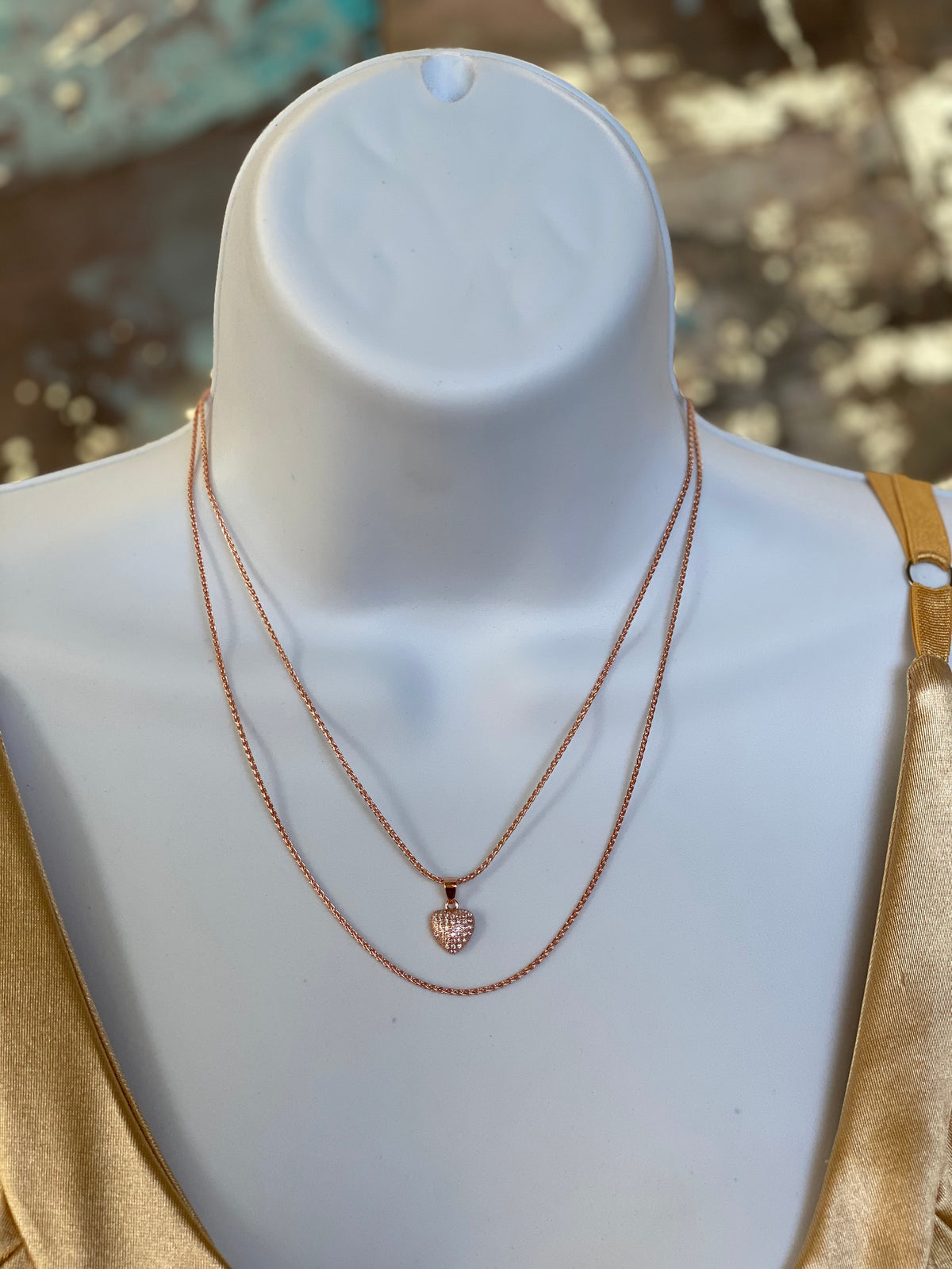 Corazon mini rose gold