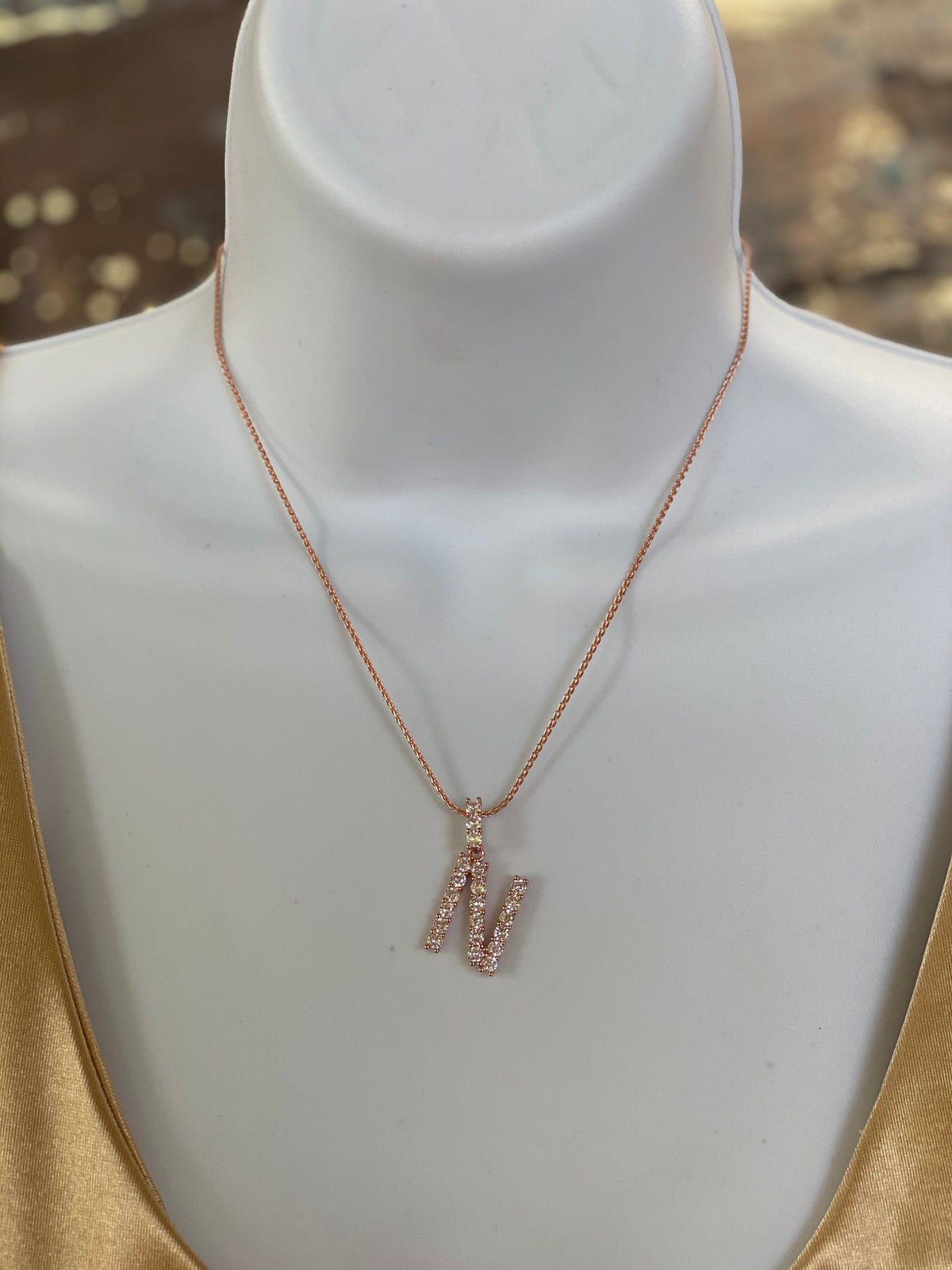 Letras Rose gold CON PULSERA