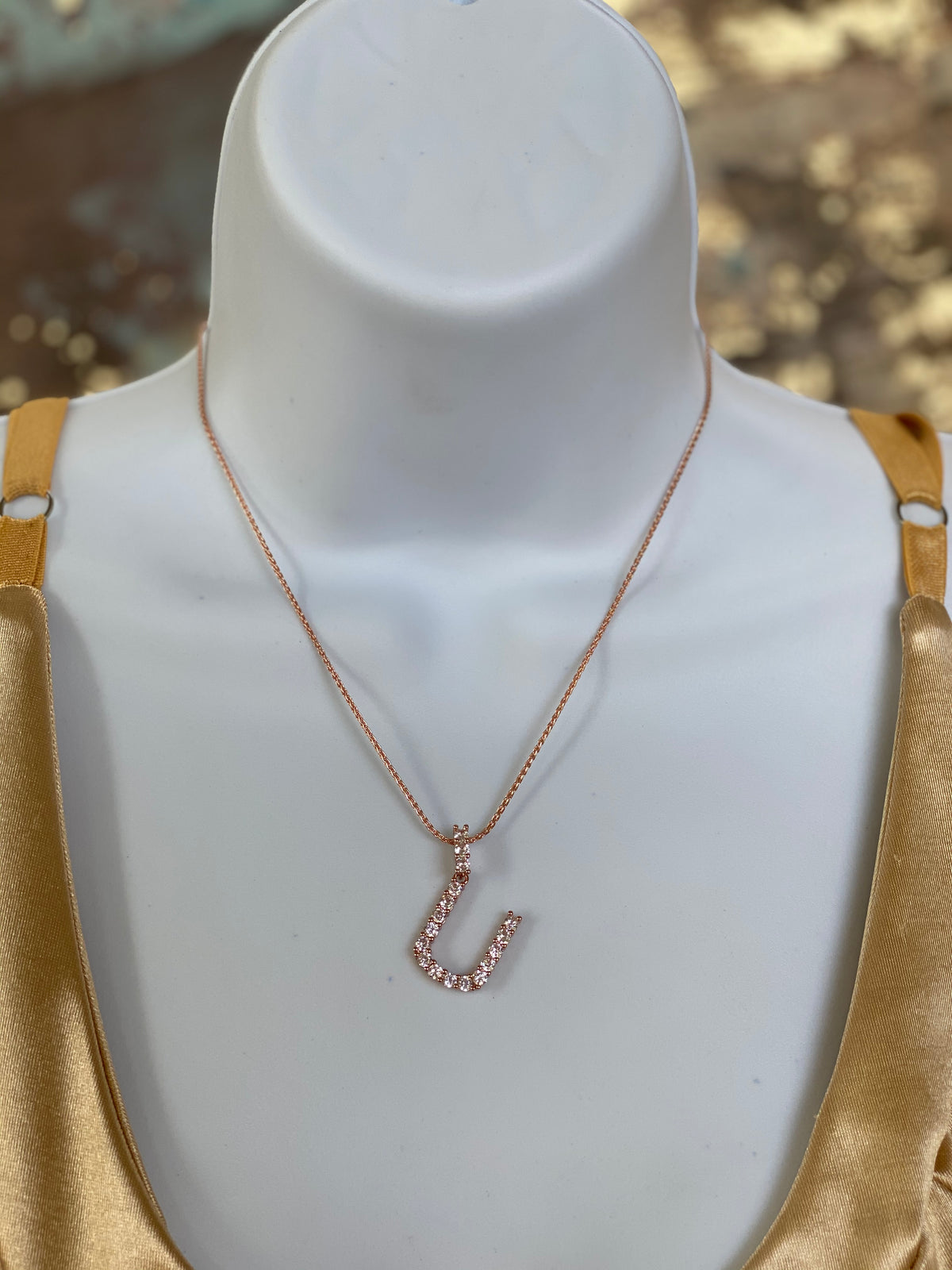 Letras Rose gold CON PULSERA